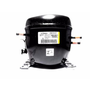 Imagem de Motor Compressor Embraco 1/4+ 220V R134A Geladeira EGAS80HLR W10393812