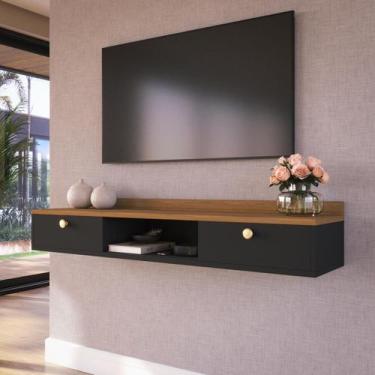 Imagem de Penteadeira Rack Suspenso Beauty 2 Portas Elegante Para Quarto ou Sala
