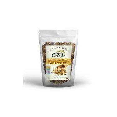 Imagem de Granola de Aveia, Coco e Amêndoas Sem Glúten Leve Crock 200g