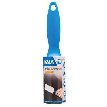 Imagem de Rolo Adesivo Kala 100MMx9M com 60 Folhas para Roupas Estofados e Tapetes Acessórios de Limpeza