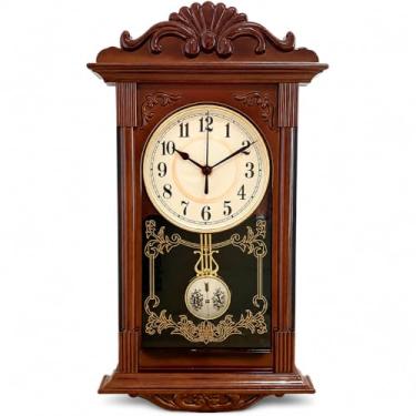 Imagem de Relógio de Parede Antigo Quickway Rustico Harry Potter - Cor Madeira Vintage Grande Com Pêndulo Silêncioso Que Balança Moderno Para Cozinha, Sala De Estar