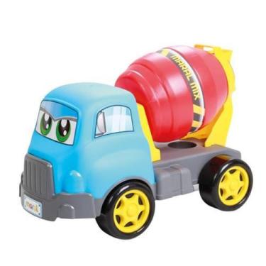 Caminhão De Brinquedo Betoneira Gigante Articulada Concreto no Shoptime