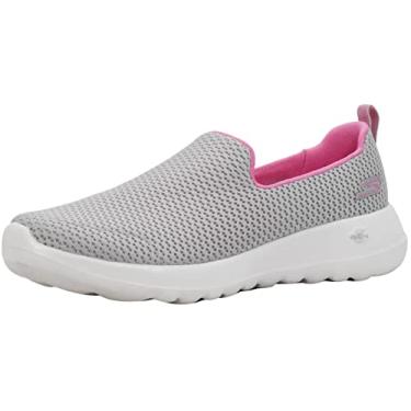 Imagem de Skechers Women's Go Walk Joy Walking Shoe Grey/Pink, 8.5 W US