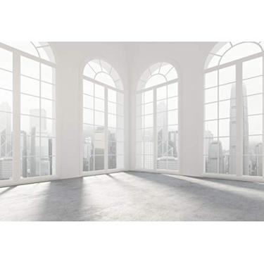 Imagem de Yeele 3 x 2,4 m fundo vazio janela de faixa de escritório janela francesa luz do sol fundo de fotografia vazio trabalho moderno edifício cidade arranha-céu paisagem urbana adereços estúdio fotográfico