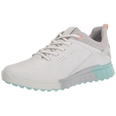 Imagem de ECCO Sapato de golfe masculino S-Three Gore-tex, Branco/Branco, 9-9.5