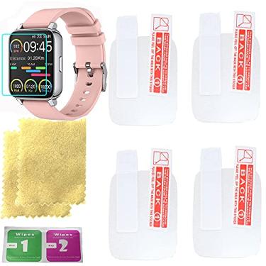 Imagem de Protetor de tela de relógio inteligente octelec 1.69 para escolher relógio inteligente com 4 peças em um pacote, 1.69 polegadas