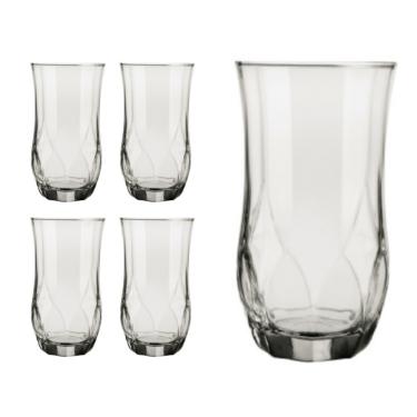 Imagem de Kit Copo Ópera Duravel 360ml Redondo Transparente Nadir 4Un