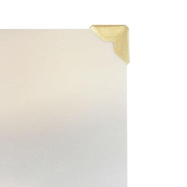 Imagem de Cantoneiras Auto Adesiva Fotos Cor Marfin - 10 Blisters 