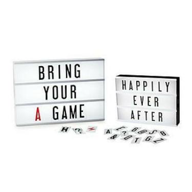 Imagem de Light box Luminária Led A4 Letras  Números Simbolos