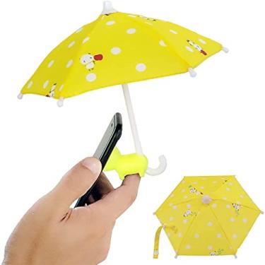Imagem de Guarda-chuva de telefone para sol - Mini guarda-chuva para telefone com suporte de ventosa ajustável universal, guarda-chuva de telefone celular ao ar livre, guarda-sol anti-reflexo (Estilo 3)