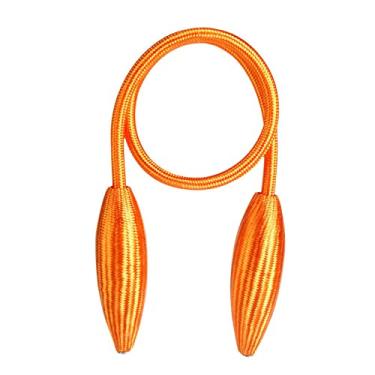 Imagem de Cintos de suspensão de liga de pelúcia de forma arbitrária cordas de retenção de cortina hastes acessórios, laranja, 1 peça