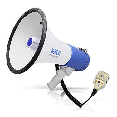 Imagem de PYLPMP59IR – PYLE PRO PMP59IR Megafone de 50 watts Bullhorn com gravação e modos de conversação de sirene