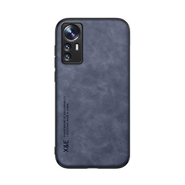 Imagem de Kepuch Silklike Capa para Xiaomi 12 Lite - Case Placa de Metal Embutida para Xiaomi 12 Lite - Azul