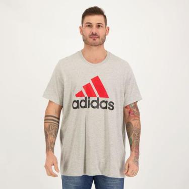 Imagem de Camiseta Adidas Logo Bos Cinza