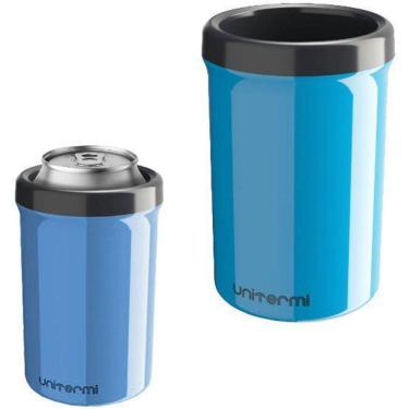 Imagem de Porta Cerveja / Lata De Plastico Termico Azul 350Ml