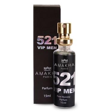Imagem de Kit 4 Und Perfume 521 Vip Men Amakha Paris 212 Parfum 15ml
