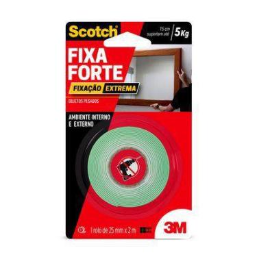 Imagem de Fita Dupla Face Fixa Forte Extreme 25mmx2m Transparente Scotch 3M