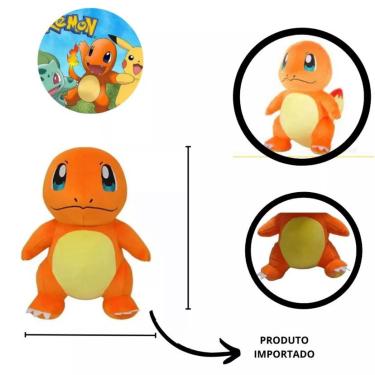 Pokémon Eevee Pelúcia 12cm Pikachu Bulbasaur Charmander no Shoptime
