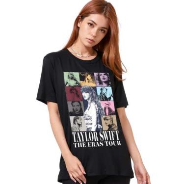 Imagem de Camiseta Tradicional Preta Taylor Swift Eras Tour 2023 - Balisarts, Pr
