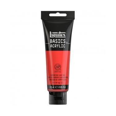 Imagem de Tinta Acrílica Liquitex Basics 118ml 510 Cadmium Red Light Hue