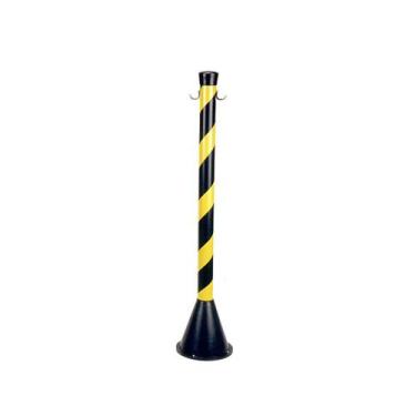 Imagem de Pedestal Plastico Preto/ Amarelo 90cm Ref 700011320 PLASTCOR