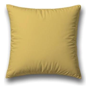 Imagem de Capa Almofada Veludo Liso Premium Sofa 45x45 Amarela