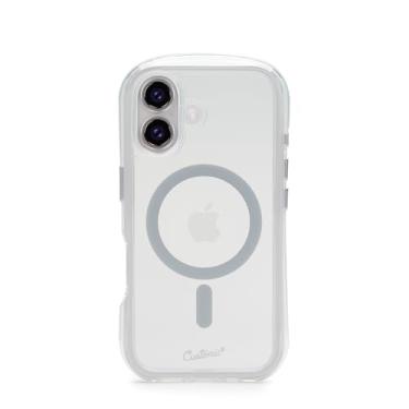 Imagem de Customic Capinha Case Capa para Celular iPhone 16 (6.1"), Impactor Air Anti Impacto Proteção Militar 4 metros contra quedas, Compatível com Mag-Safe, Transparente com Bordas Brancas