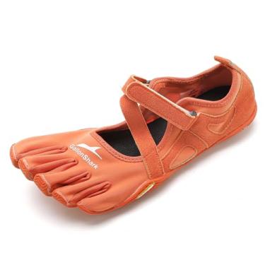 Imagem de Barefoot Magic Claw Five Finger Shoes Home Essentials multiuso e ultraportátil sapatos de para mulheres, Laranja, 7.5-8