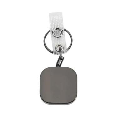 Imagem de Chaveiro Retrátil De Metal Reforçado Com Cordão Para Crachá, Porta-Car