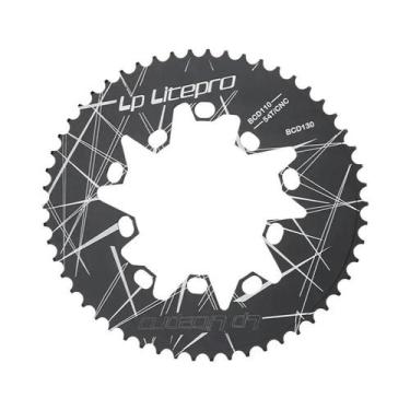 Imagem de Coroa Oval Litepro 110BCD 130BCD 52-60T Para Bicicleta Dobrável Brompt
