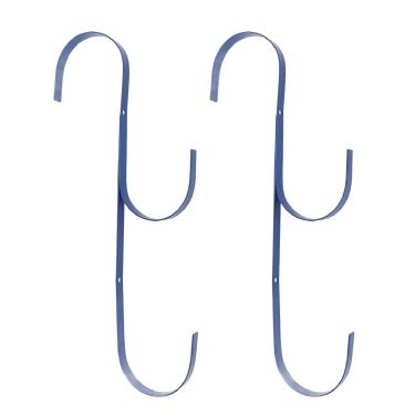 Imagem de QANYEGN Cabide para poste de piscina, conjunto de suporte de piscina de alumínio, ganchos de cerca resistentes para postes telescópicos, skimmers, escovas, mangueira de vácuo