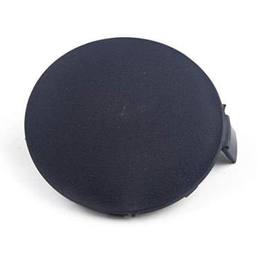 Imagem de Tampa protetora de olho de gancho de reboque redondo para para-choque dianteiro direito do carro