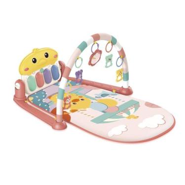 Imagem de Tapete de Atividades Infantil Baby Play Center Pimpi Rosa com Luz e Me