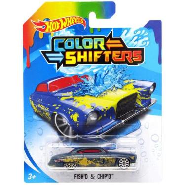 Carrinho hot wheels muda de cor