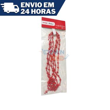 Imagem de Enfeite Natal Corrente Cordão Bolinhas 1,80M