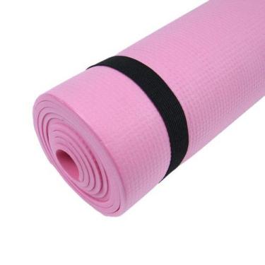 Imagem de Tapete Rosa De Yoga Mat Para Exercícios - Online