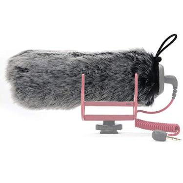Imagem de SUNMON Rode Deadcat Filtro de pele de para-brisa para microfone de câmera Rode VideoMic Go – Microfone para uso externo Para-brisas