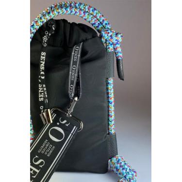 Imagem de Bolsa Pequena Bag Pocket para Celular Preto - Sens.o, Alça, Detalhe ar