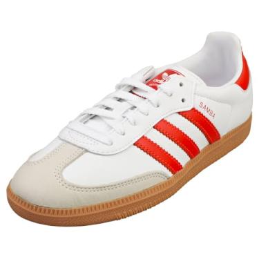 Imagem de adidas Tênis Samba OG W Code IF6513, Branco, vermelho, 34