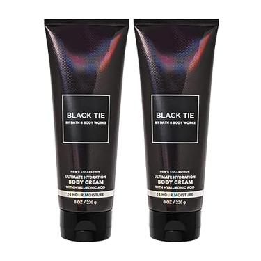 Imagem de Bath and Body Works Black Tie 2 unidades de creme corporal de karité ultra 227 g (gravata preta)