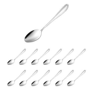 Imagem de Jogo com 12 Colher de Sobremesa Aço Inox c/Acabamento Polido - XPERT