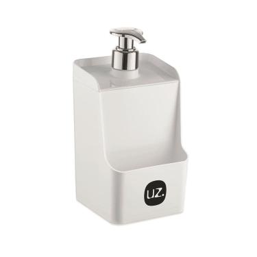 Imagem de Porta Detergente Slim Dispenser Suporte Esponja Uz Branco