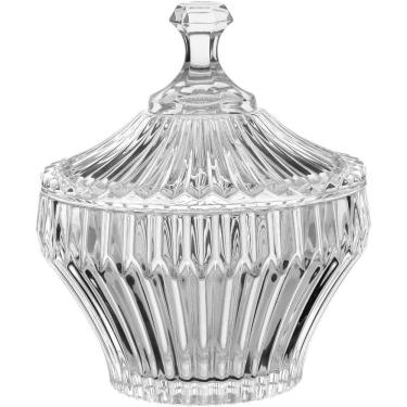 Imagem de Violin Potiche 20X17X17Cm Vidro Transp