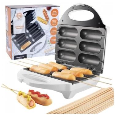 Imagem de Máquina de Hot Dog até 6un Por Vez, 110V 750W, SCS Direct, Branco