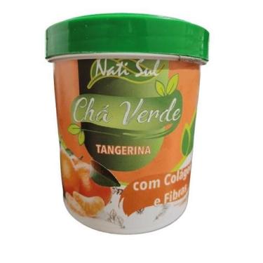 Imagem de Chá Verde Solúvel - Tangerina - 250g - Com Colágeno - Natisul