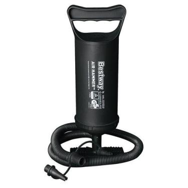 Imagem de Bomba manual bestway air hammer 30cm 3 bicos adaptadores