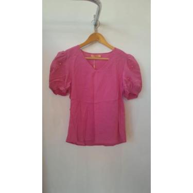 Imagem de Blusa de linho manga princesa tamanho p - MJ CONCEITO