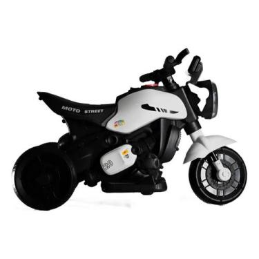 Imagem de Moto Elétrica Infantil First Custom Zippy Toys Branco
