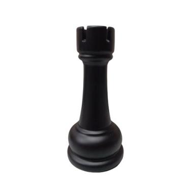 Imagem de Peça Xadrez Cerâmica 01un 18x8cm Preta Fosca - YOUBAI/TENDA