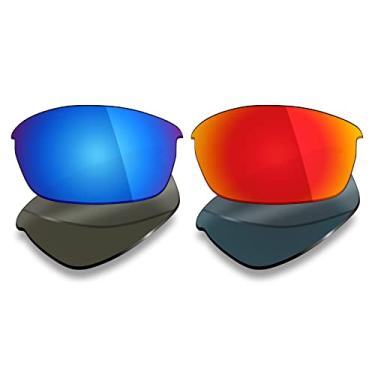 Imagem de Mryok 2 pares de lentes polarizadas para óculos de sol Oakley Flak Jacket - Opções
